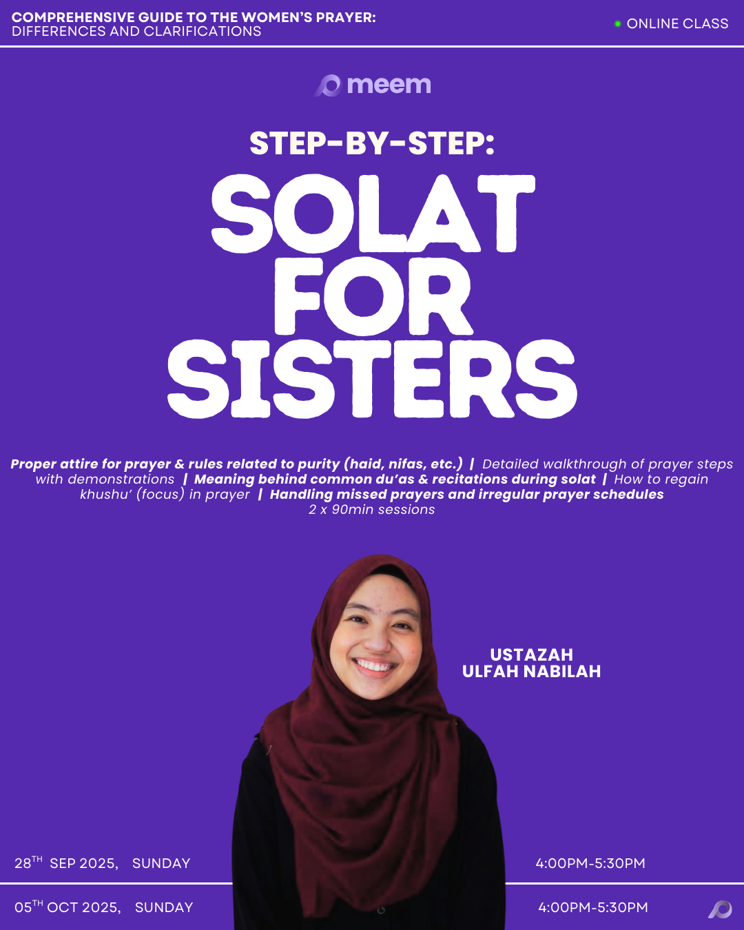 Step-by-Step: Solat for Sisters