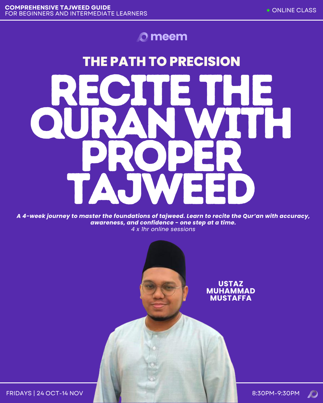 The Path To Precision: Recite the Quran with Proper Tajweed